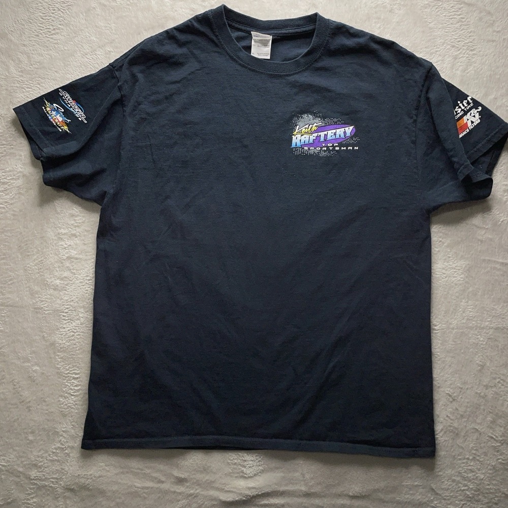 Vintage Y2K Raftery Motorsports Racing Shirt Mens XL Hot Rod Flame Graphic Tee - Picture 2 of 15